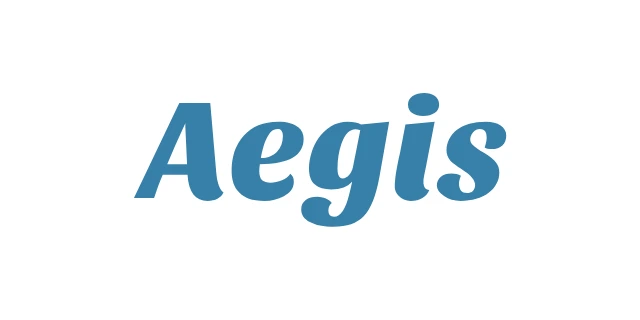 Aegis（イージス）のロゴ
